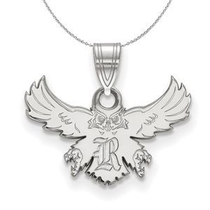 Sterling Silver Rice U. Small Pendant Necklace - 16 Inch